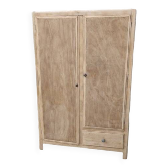 Natural wood cabinet
