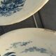 Gien earthenware service, Vues d'Orient model, 21 pieces, late 19th century