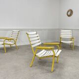 Three garden armchairs from the 1970s