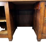 Bureau en bois vintage / table d'écriture