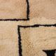 Traditional pure wool Berber rug handwoven size 150/250 cm