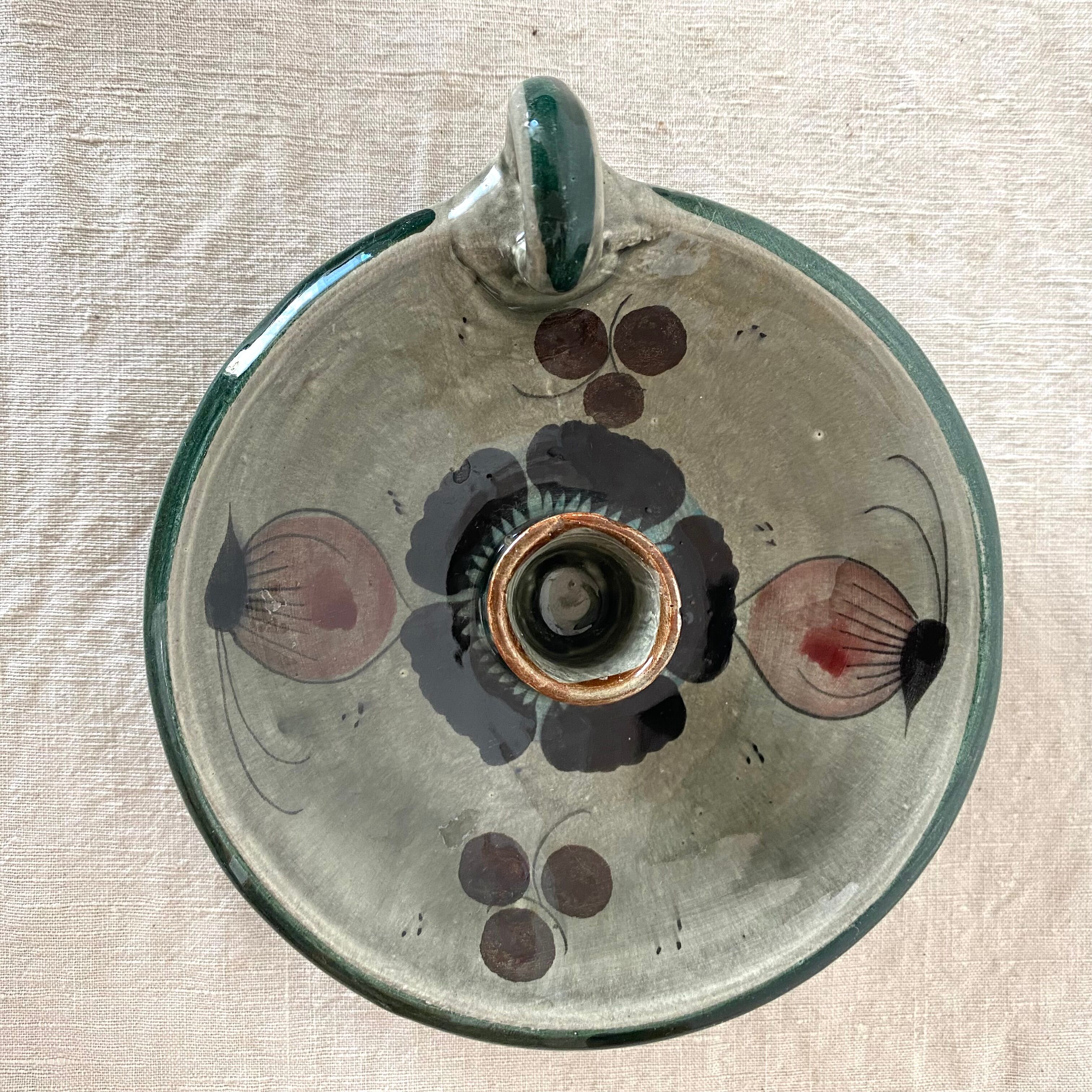 Ceramic thumb candle holder Mexico