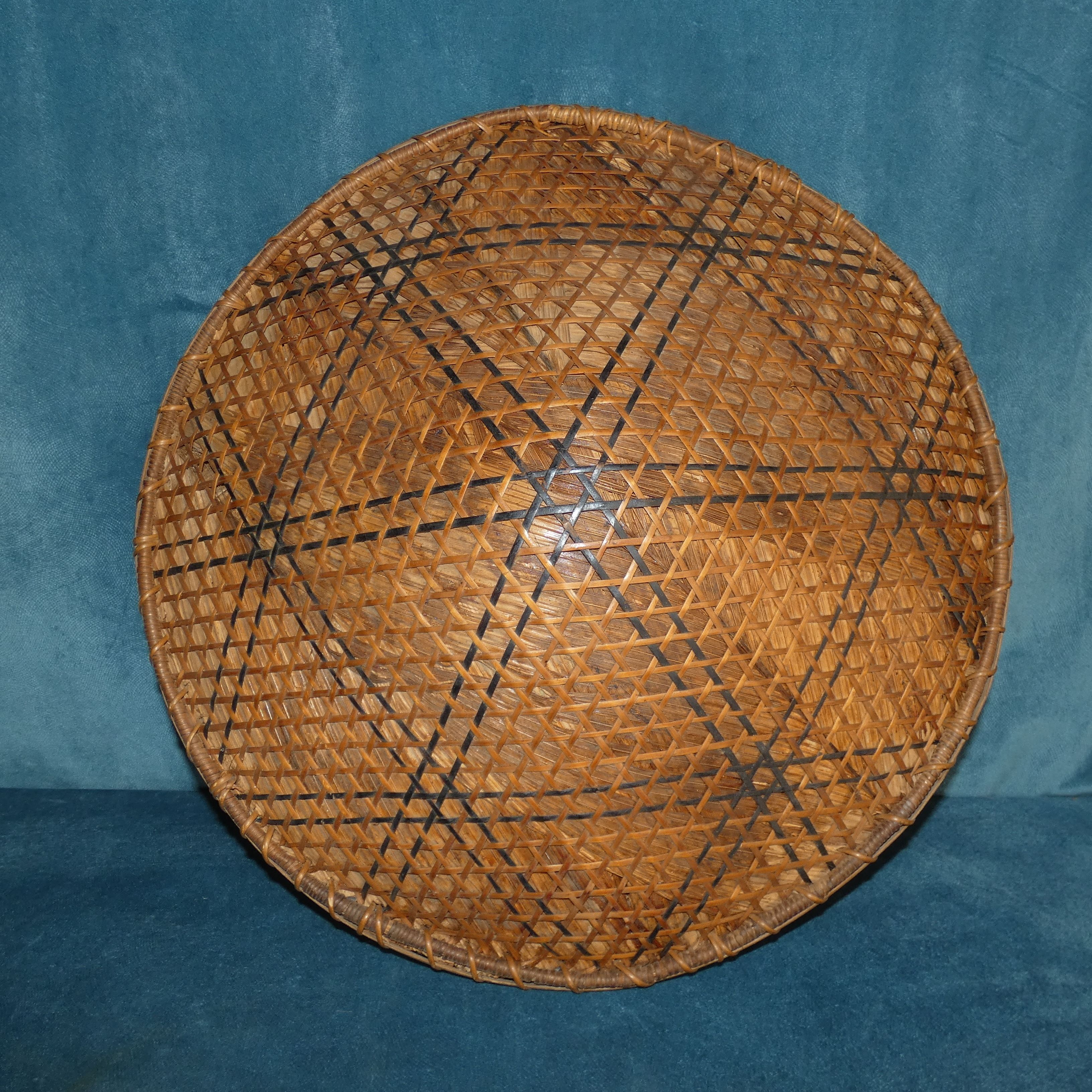 Hat straw vietnam indochina circa 1930 diameter 49 cms