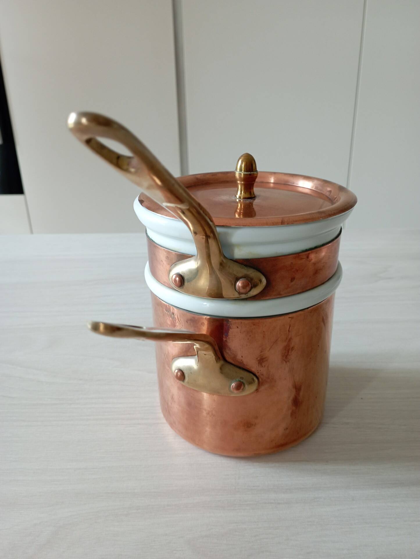 Bain-marie saucepan