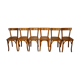 6 chairs Baumann bistro 50s/60s