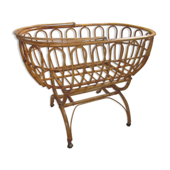 Rattan cradle of 60 years