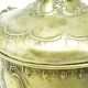 Rococo sugar bowl, silver-plated brass, Poland, early 20th century
