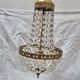Balloon chandelier with tassels