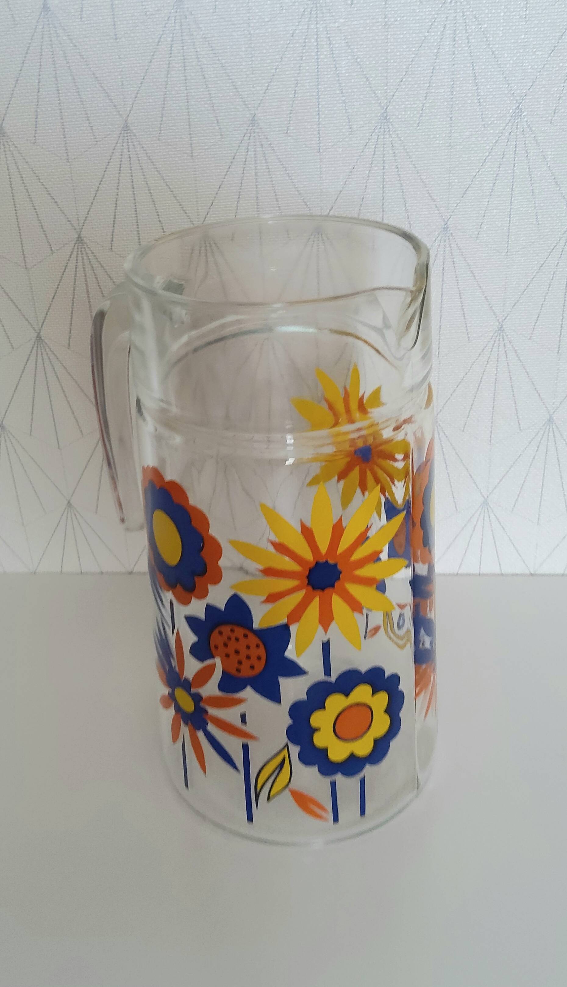 Vintage flower carafe