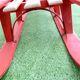 Vintage two-seater luge oak wood 1930s 106 cm