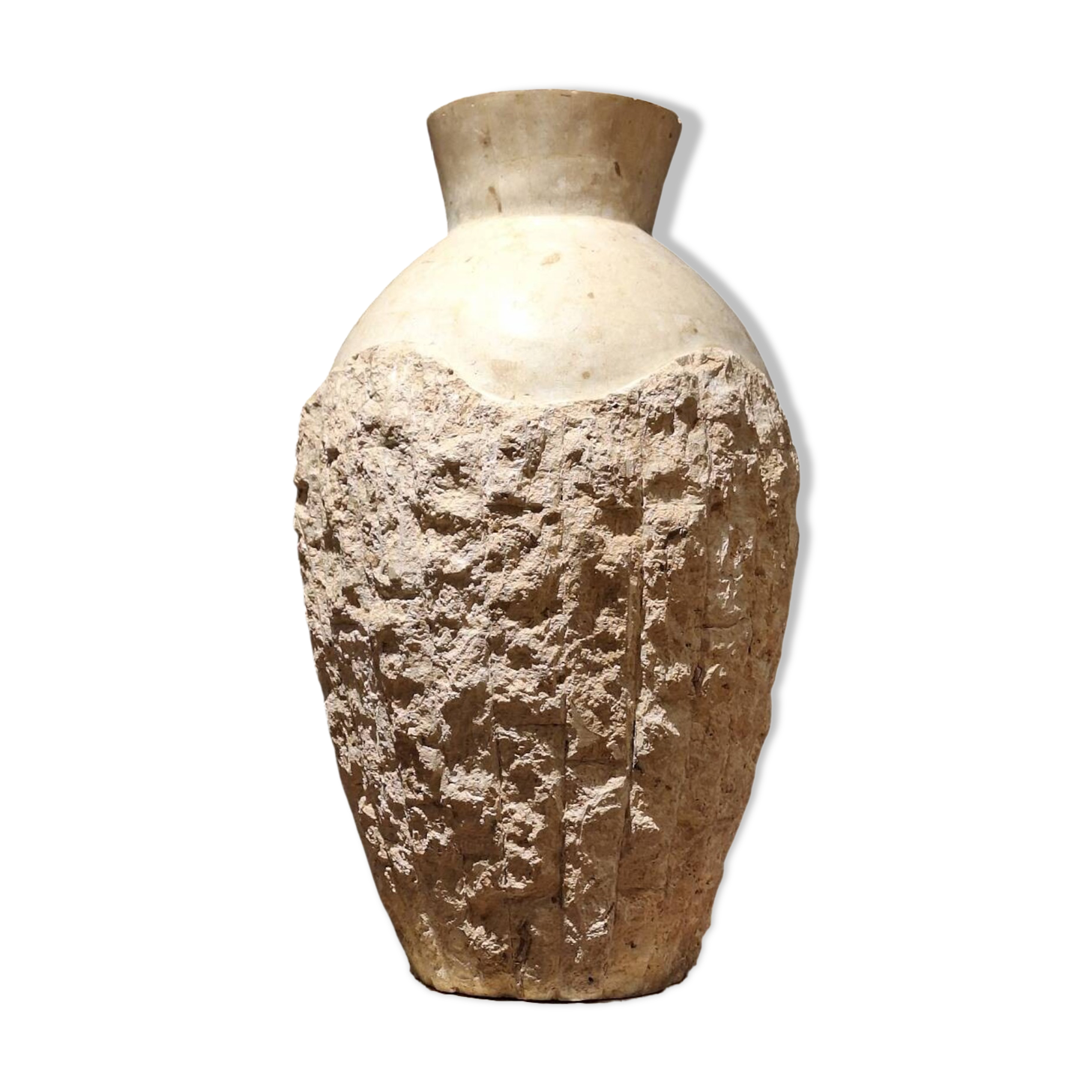 Large stone vase from Mactan from the 1980s