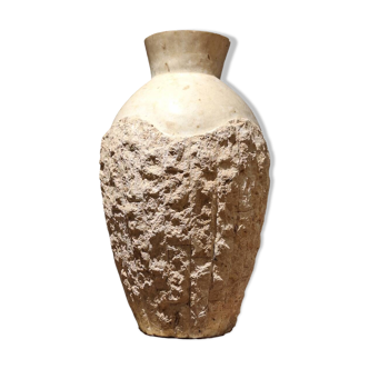Large Mactan stone vase from the 1980s