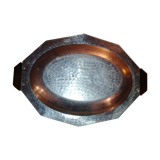 Hammered metal serving tray