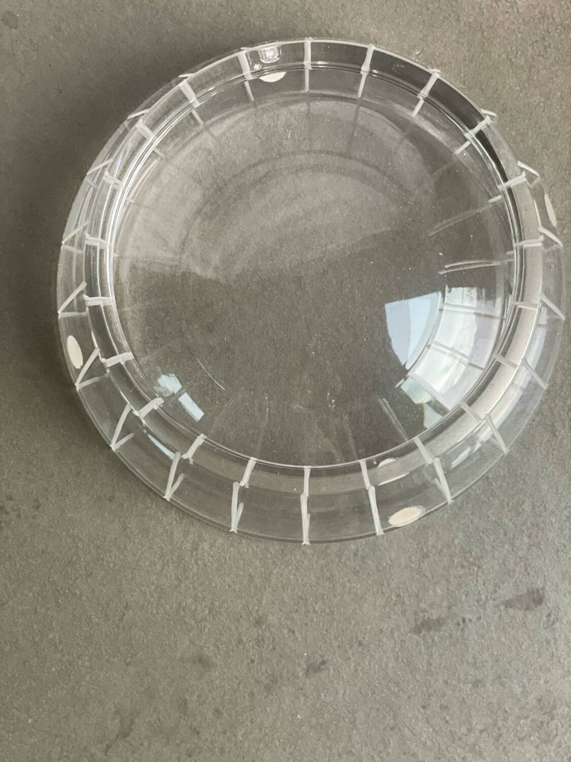 Cendrier cigare ou vide poche cristal de France