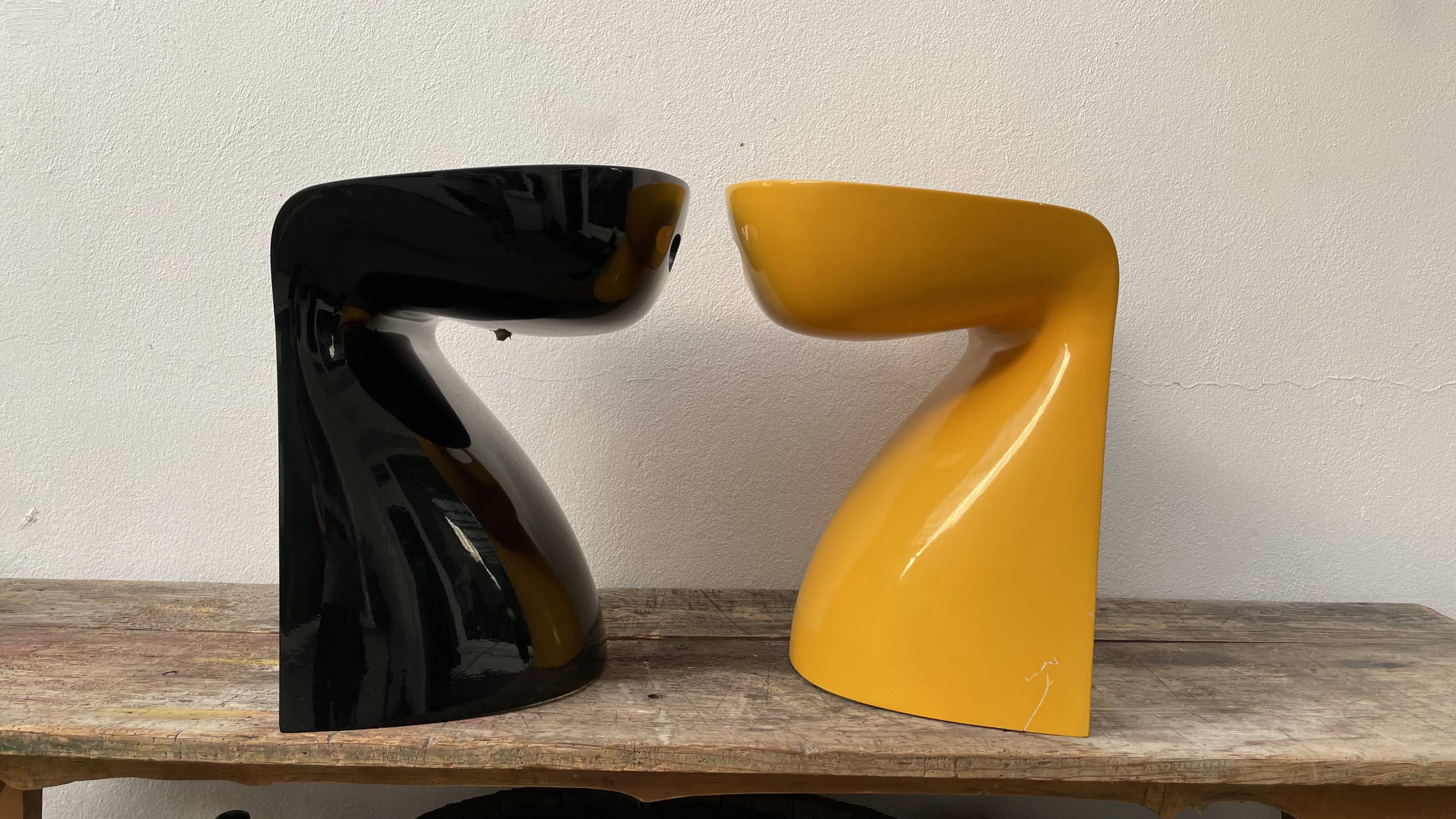 Paire de chaises « Bowl-chairs » design