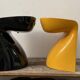 Paire de chaises « Bowl-chairs » design