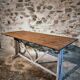 Antique French bistro/work table, circa 1920