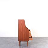 Secrétaire en teck danois du milieu du siècle par Gunnar Nielsen pour Tibergaard, années 1960.