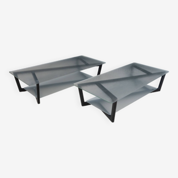 Pair of coffee tables by vincent tordjman for roset line