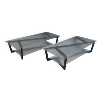 Pair of coffee tables by vincent tordjman for roset line