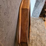 Walnut bed canopy