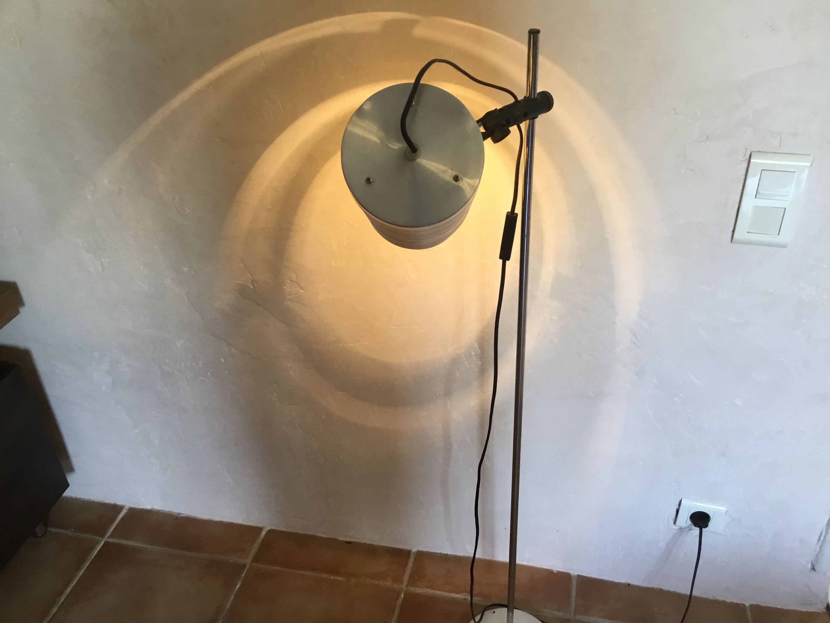 Lampadaire vintage design Raak en alu