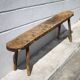 Old farm bench, vintage wooden bench, vintage bench