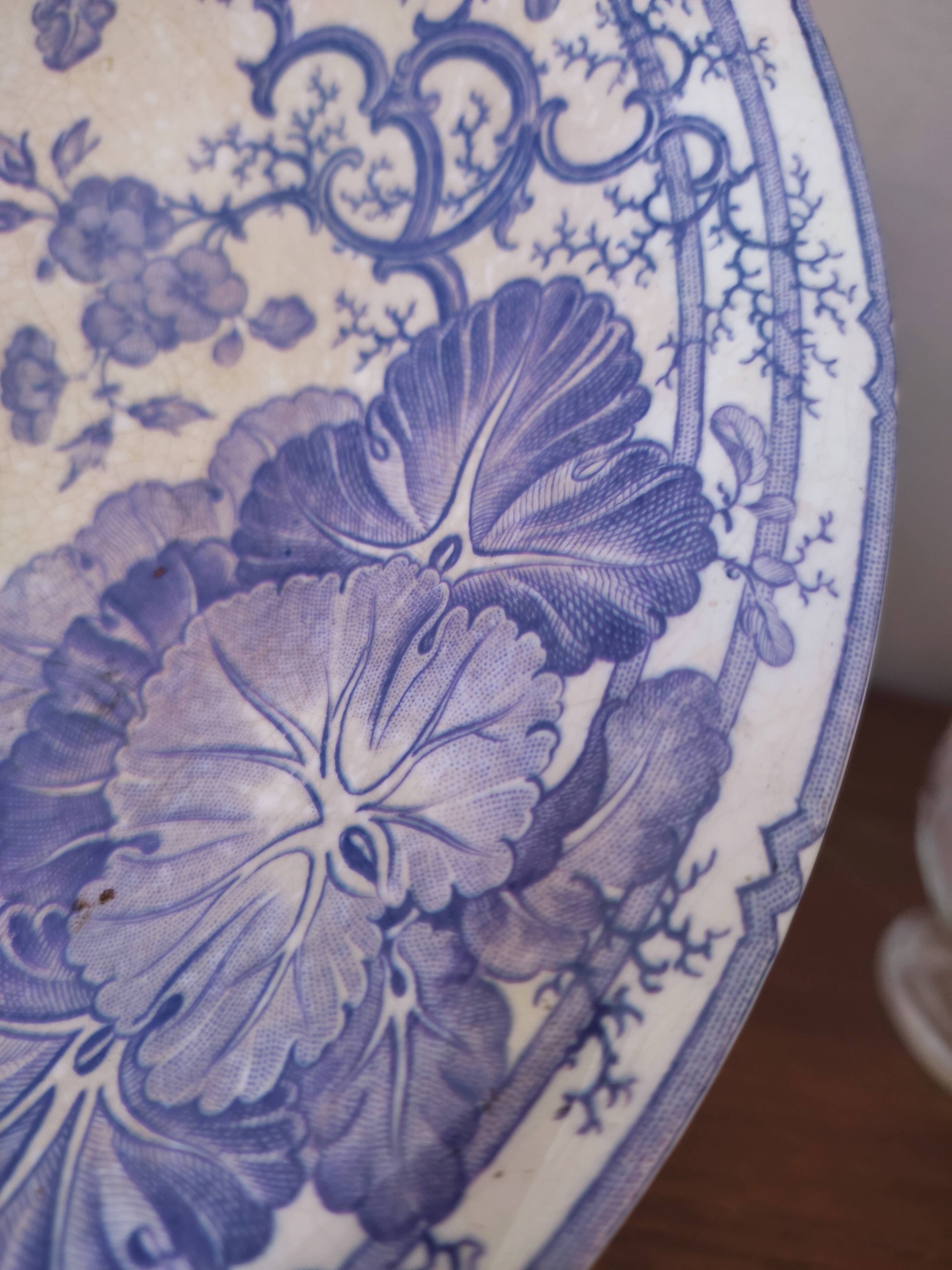 Old compotier by Sarreguemines