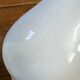Pair of white opaline vases