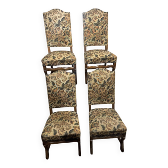 Set of 4 vintage LXIII style chairs