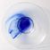 Vintage Bormioli Rocco Glass Bowl: Blue Swirl Mid-Century Platter / 1990s
