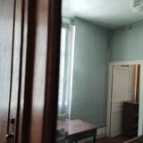 Vintage wardrobe with ice linen and wardrobe
