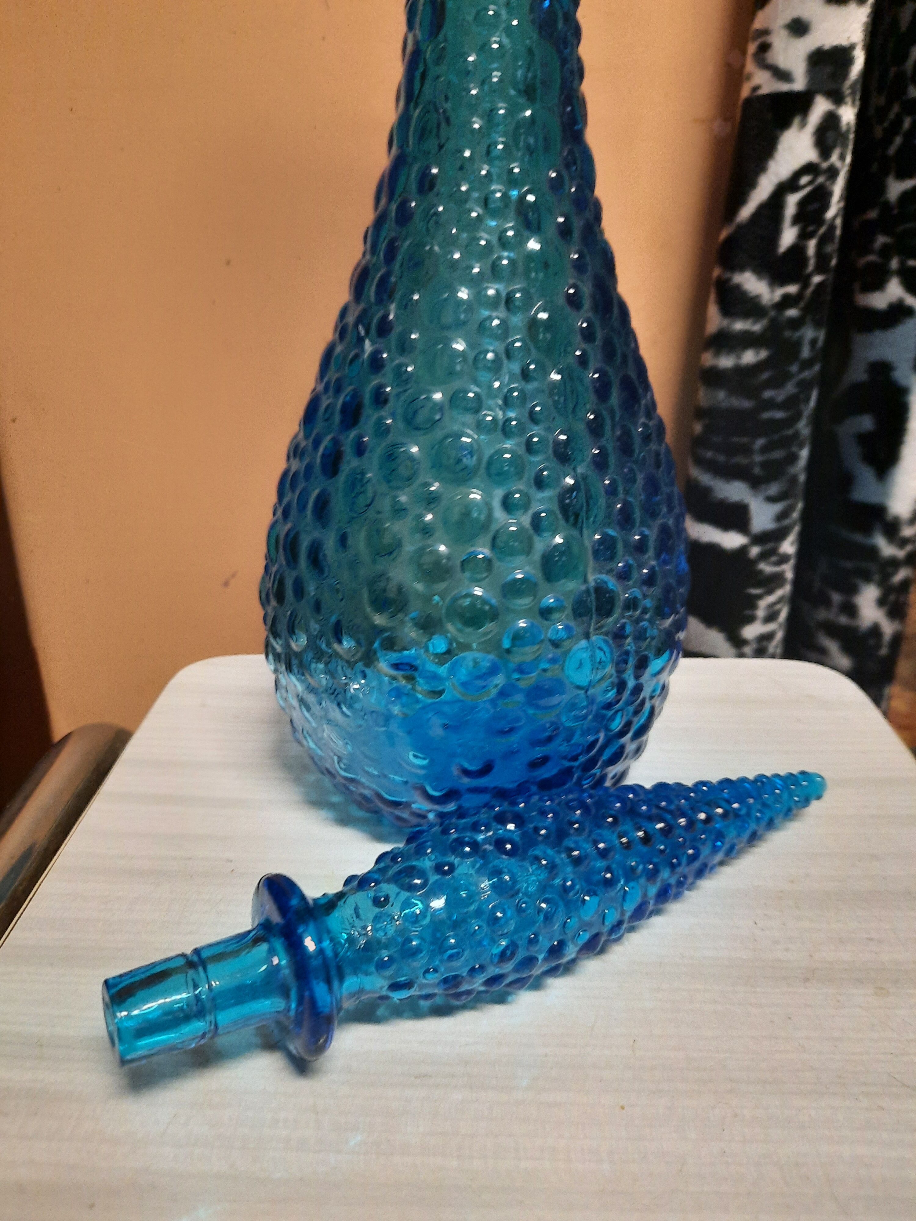 Italian carafe Empoli turquoise
