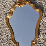 Golden shell mirror