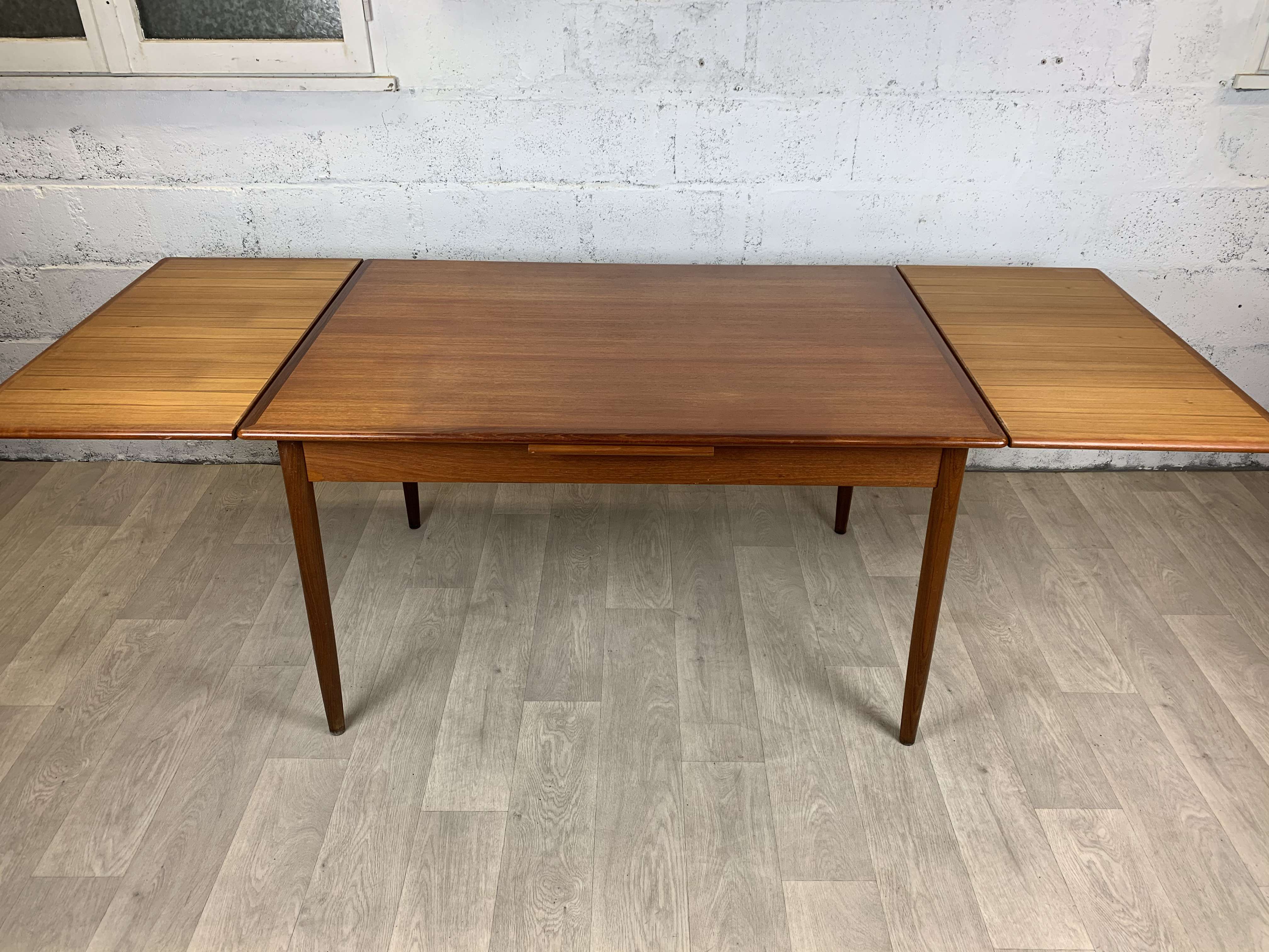 Scandinavian teak dining table