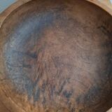 Large antique wooden bowl