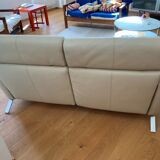 Steiner leather sofa model Faubourg