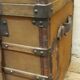 Antique curved transport trunk circa 1900 B.Vinay