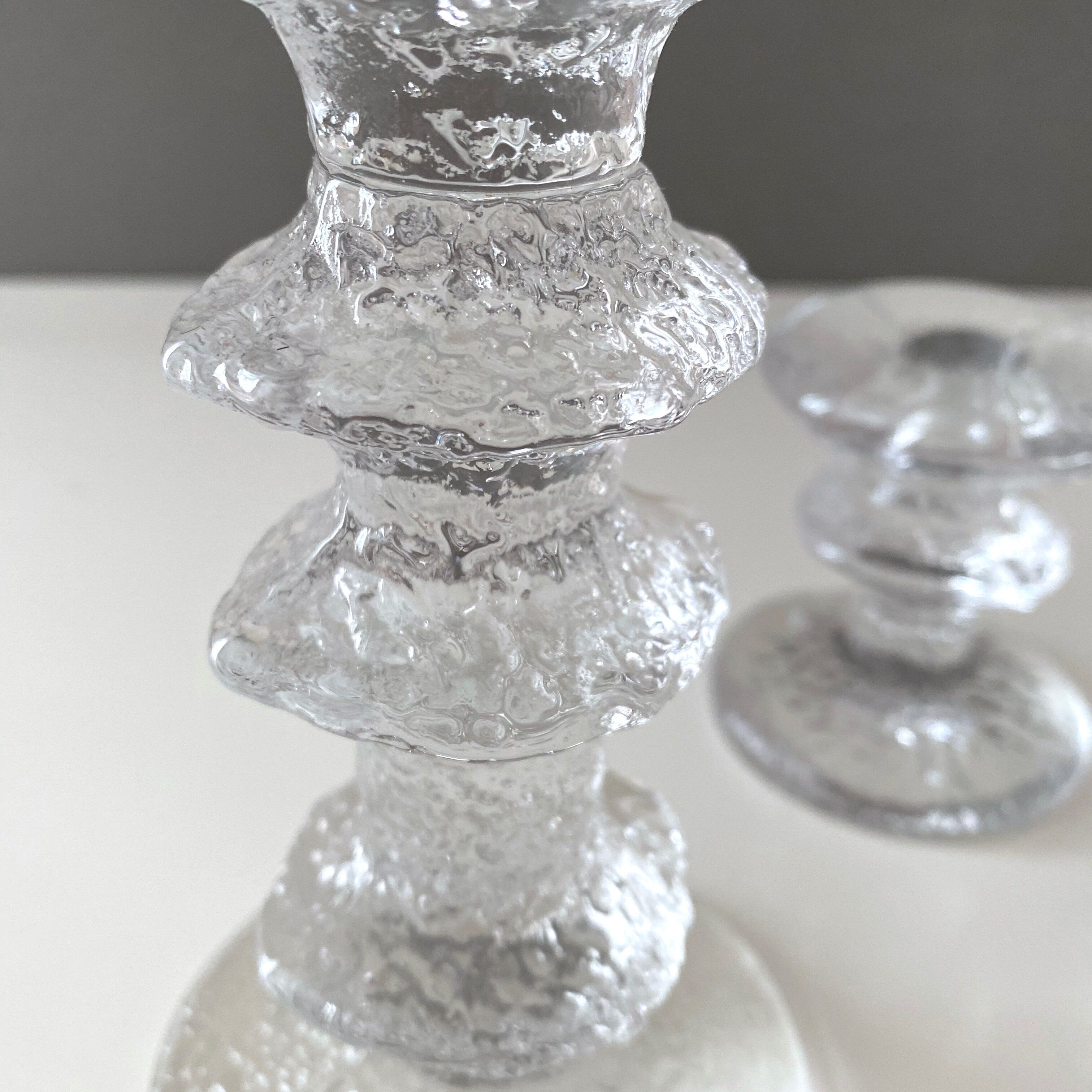 Iittala Festivo chandelier par Timo Sarpaneva, ensemble de 3, design scandinave