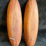 Pair Of Goffredo Reggiani Sconces Original Edition Italy 1960 - Teak And Perspex