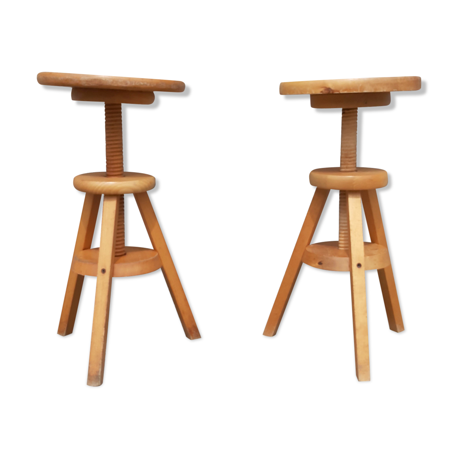 Pair of screw stools