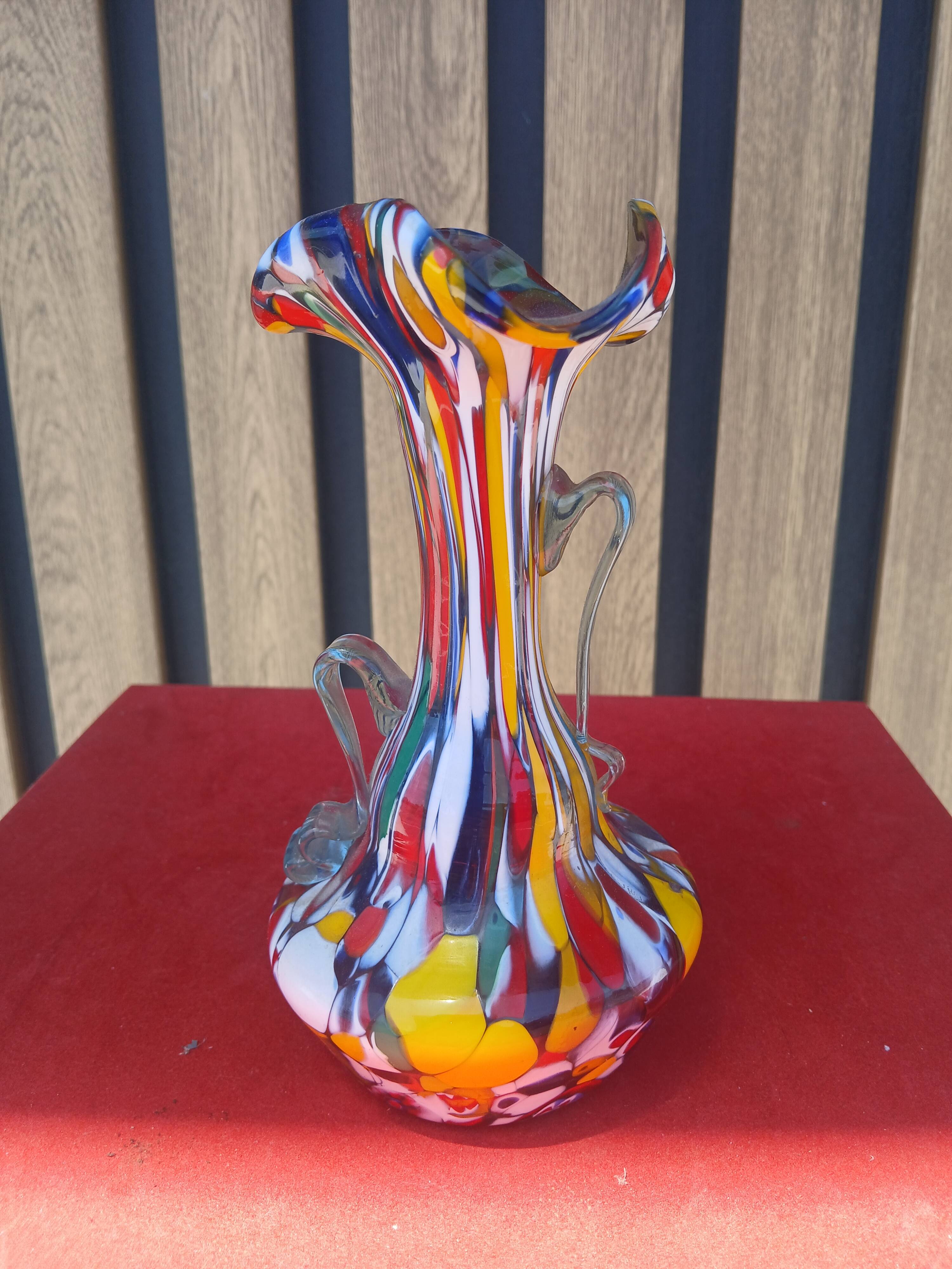Murano glass vase