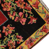 Handmade floral caucasian rug, 128x238cm