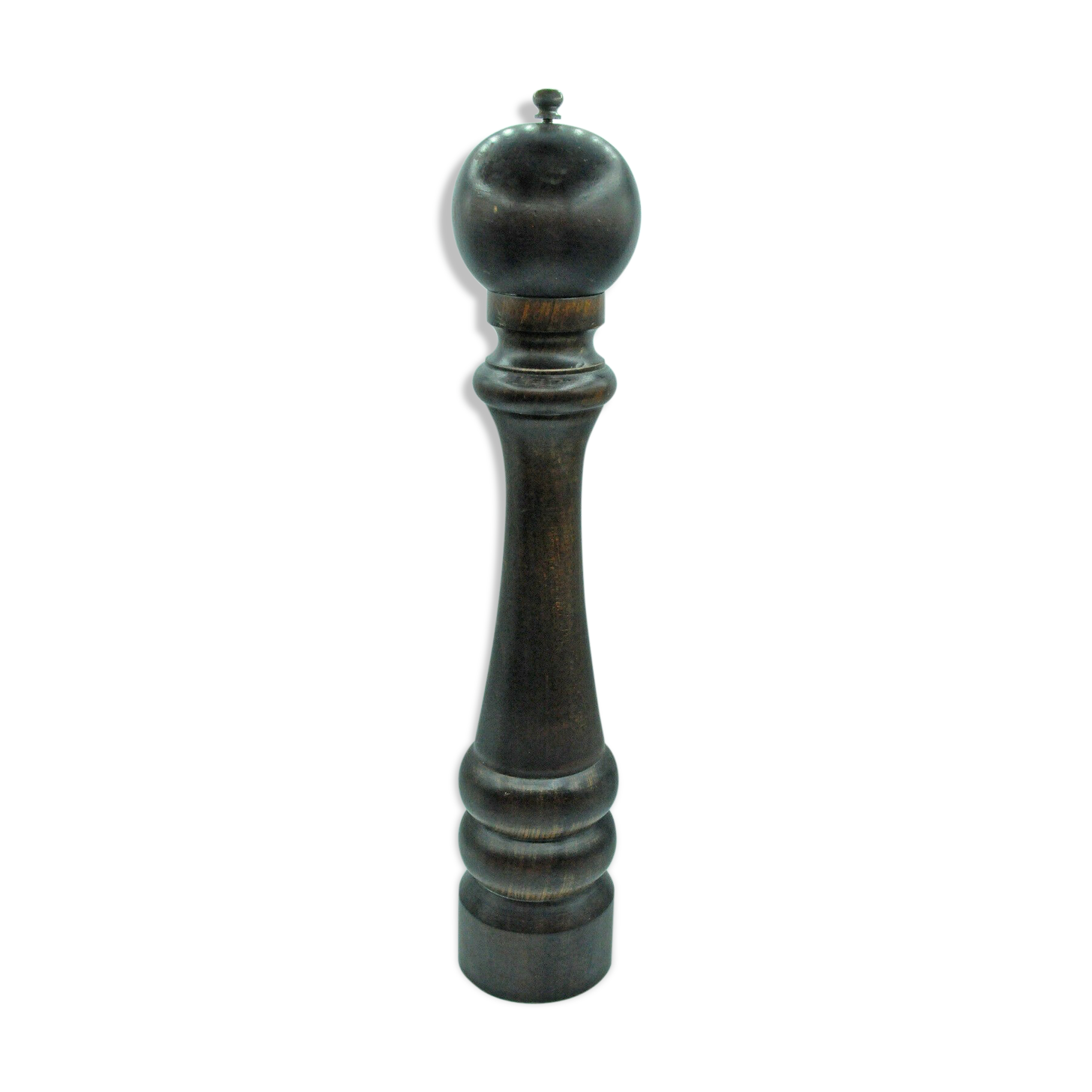 Functional wood pepper mill decoration