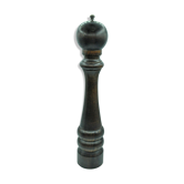 Functional wood pepper mill decoration