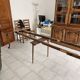 Table in solid cherry wood in Louis XV style.