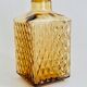 Vintage smoked glass whiskey decanter