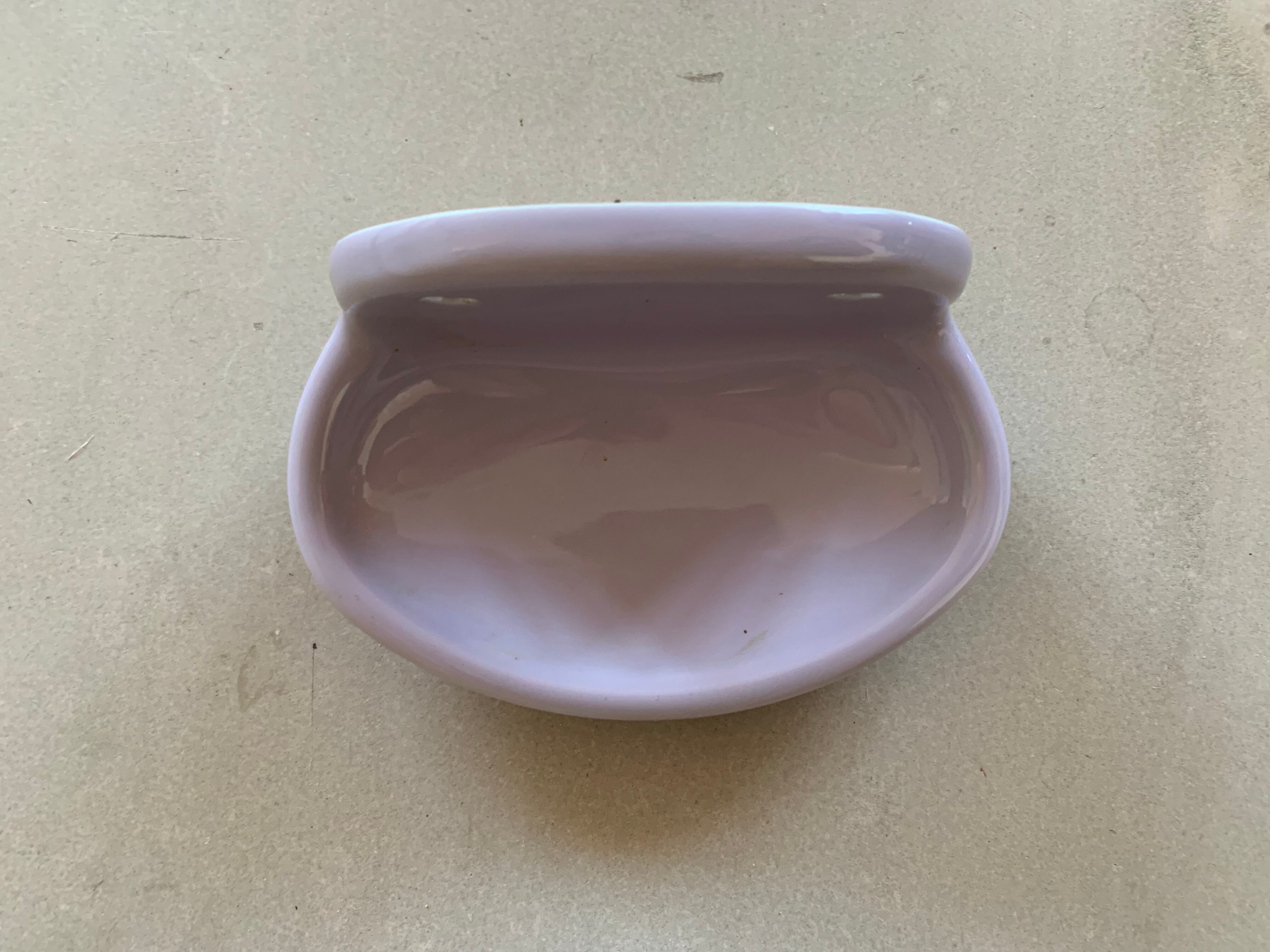 Vintage wall-mounted soap holder