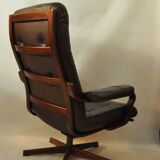 Scandinavian swivel armchair