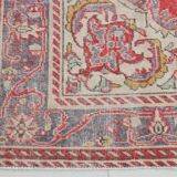 Red & Cream Classic Turkish Vintage Rug, 205x310Cm